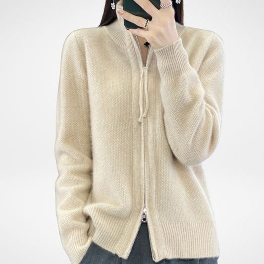 KATRINAâ„¢ - Minimalist Zip Sweater