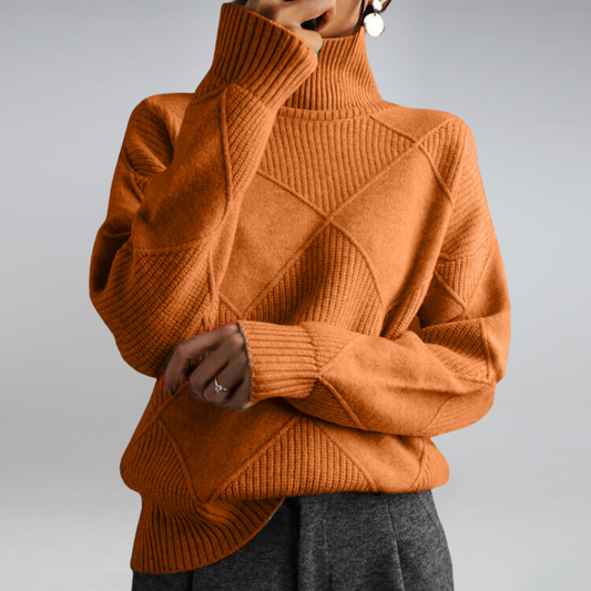 LINLEYâ„¢ | Luxe Ribbed Turtleneck Pullover