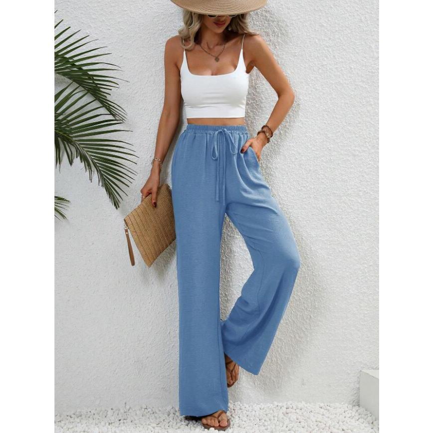 Fisha – Classic High Waist Wide Leg Trousers