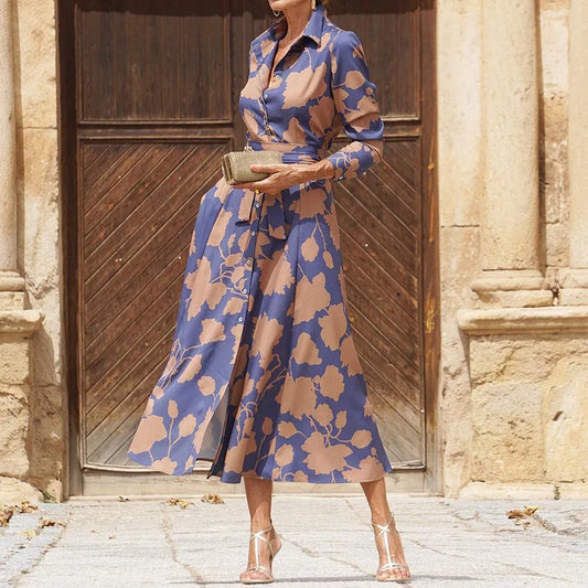 ALEAâ„¢ - Floral Elegance Dress