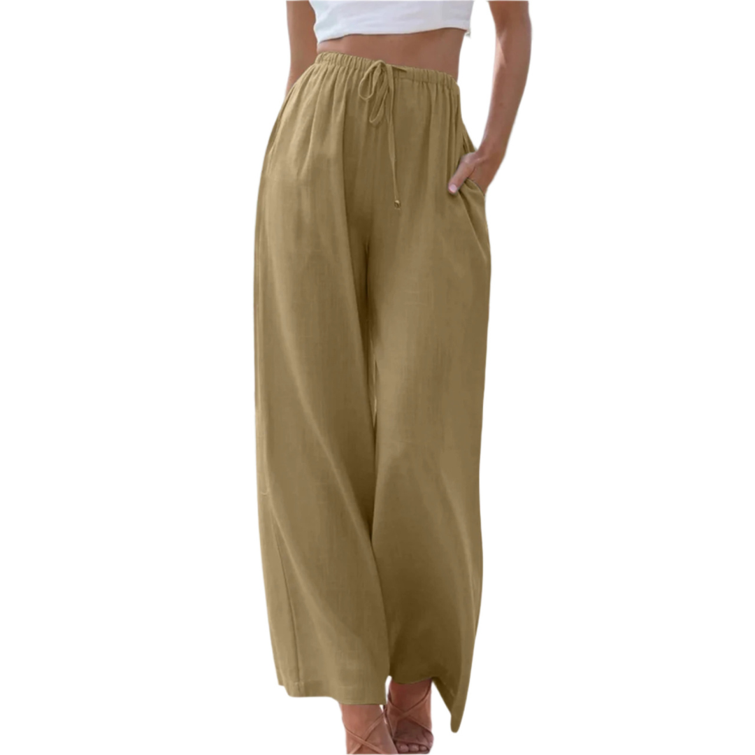 Marianne – Casual Summer Wide Leg Trousers