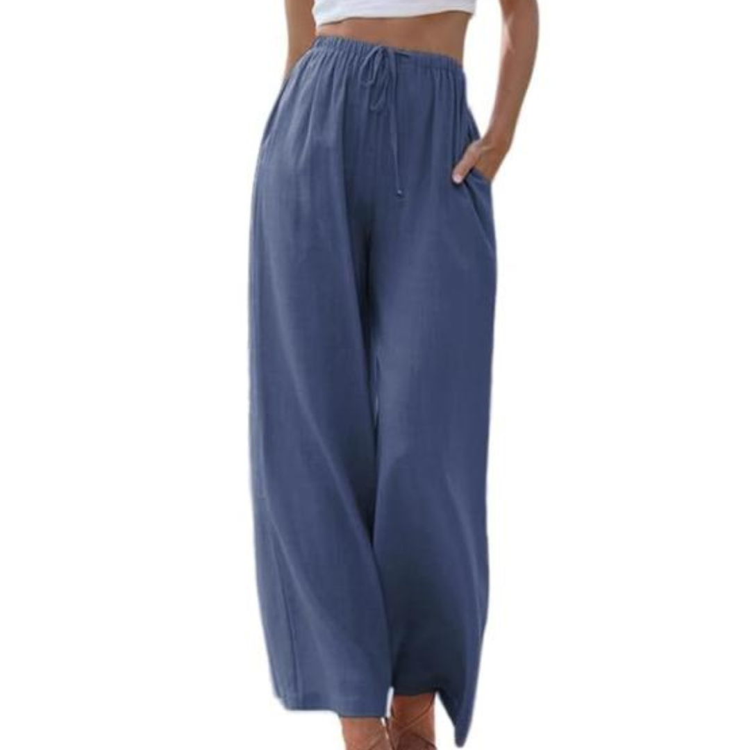 Marianne – Casual Summer Wide Leg Trousers