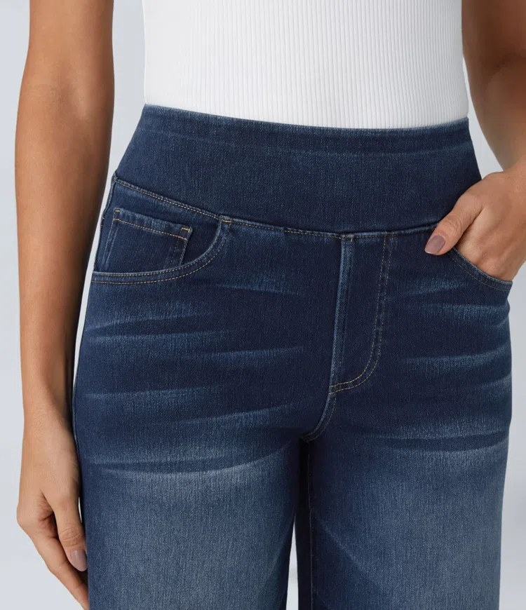 Solene - Relaxed Fit Wide-Leg Jeans