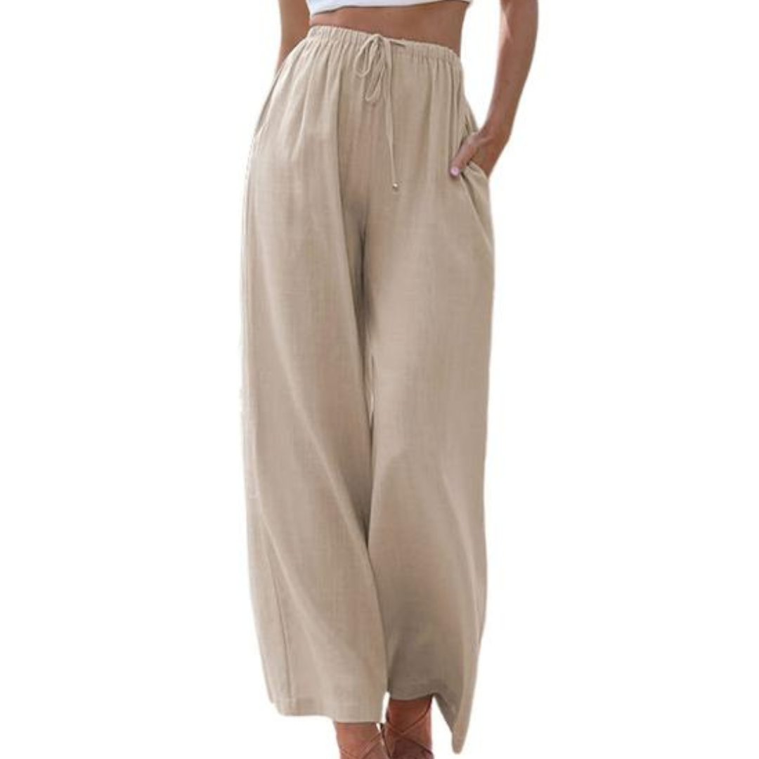 Marianne – Casual Summer Wide Leg Trousers
