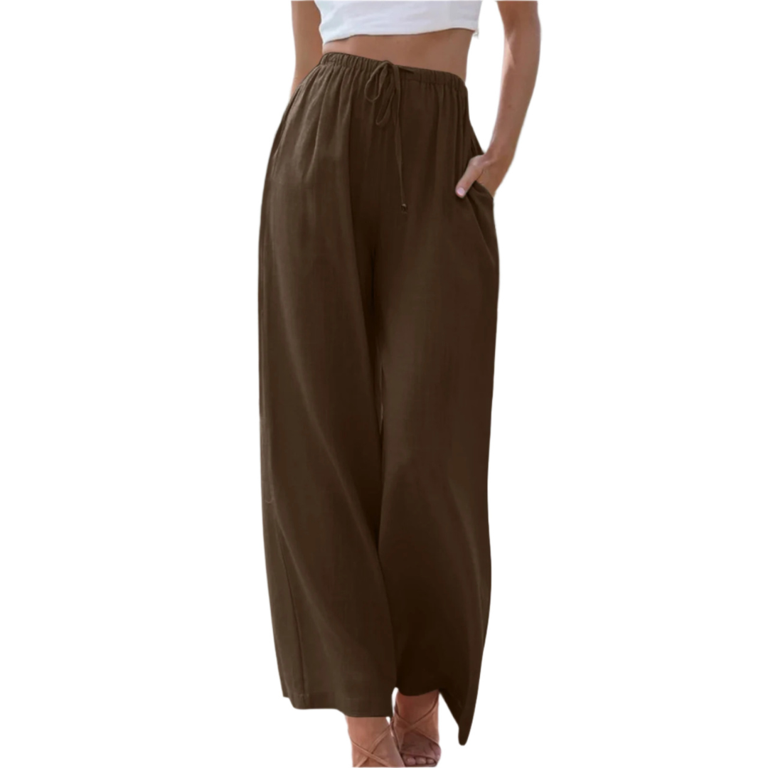 Marianne – Casual Summer Wide Leg Trousers