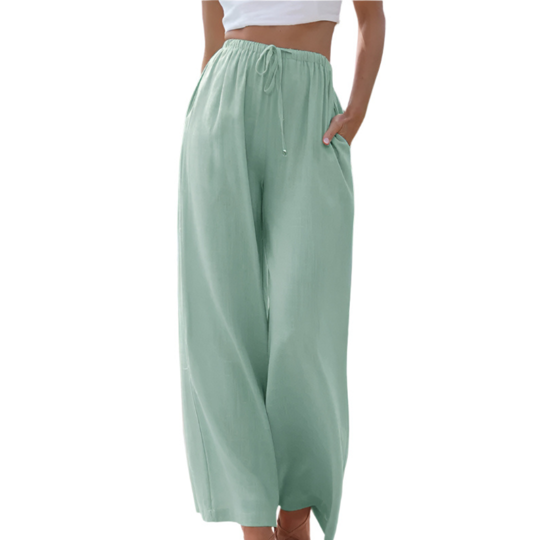 Marianne – Casual Summer Wide Leg Trousers