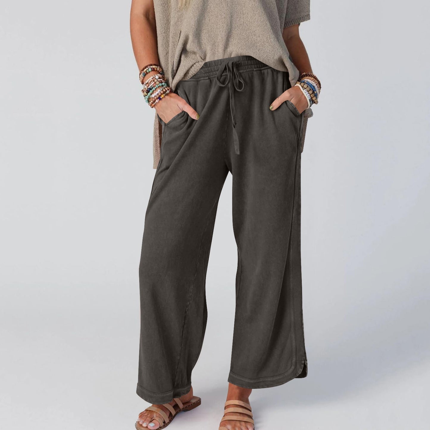 Chipy - Vintage Wide Leg High Waist Pants