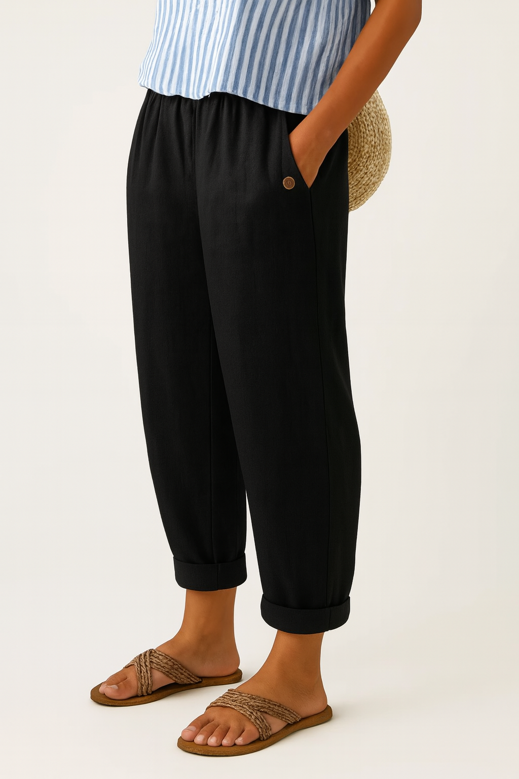 Delilah – Breathable Linen Cotton Trousers