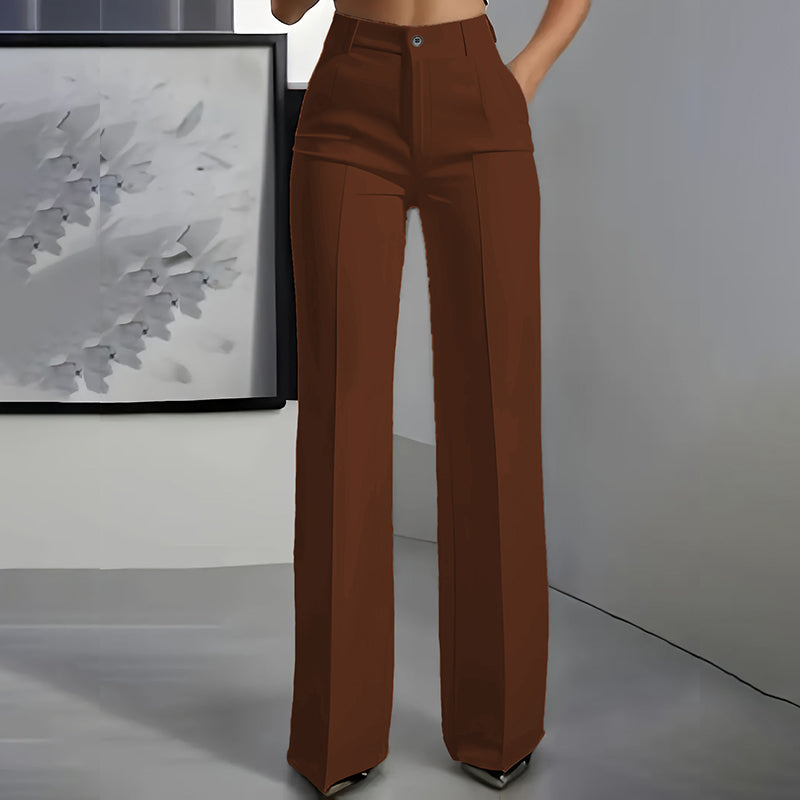 Hazel - High Waisted Tailored Trouser