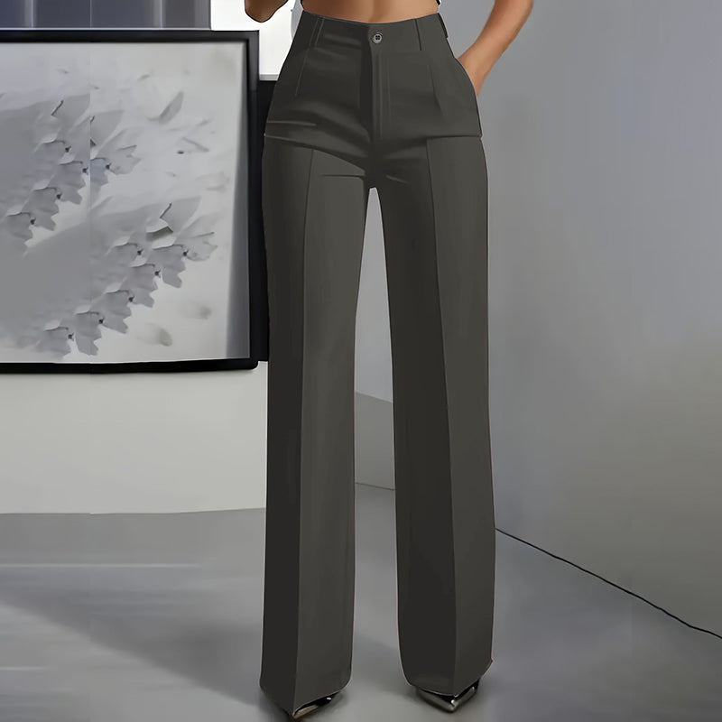 Hazel - High Waisted Tailored Trouser