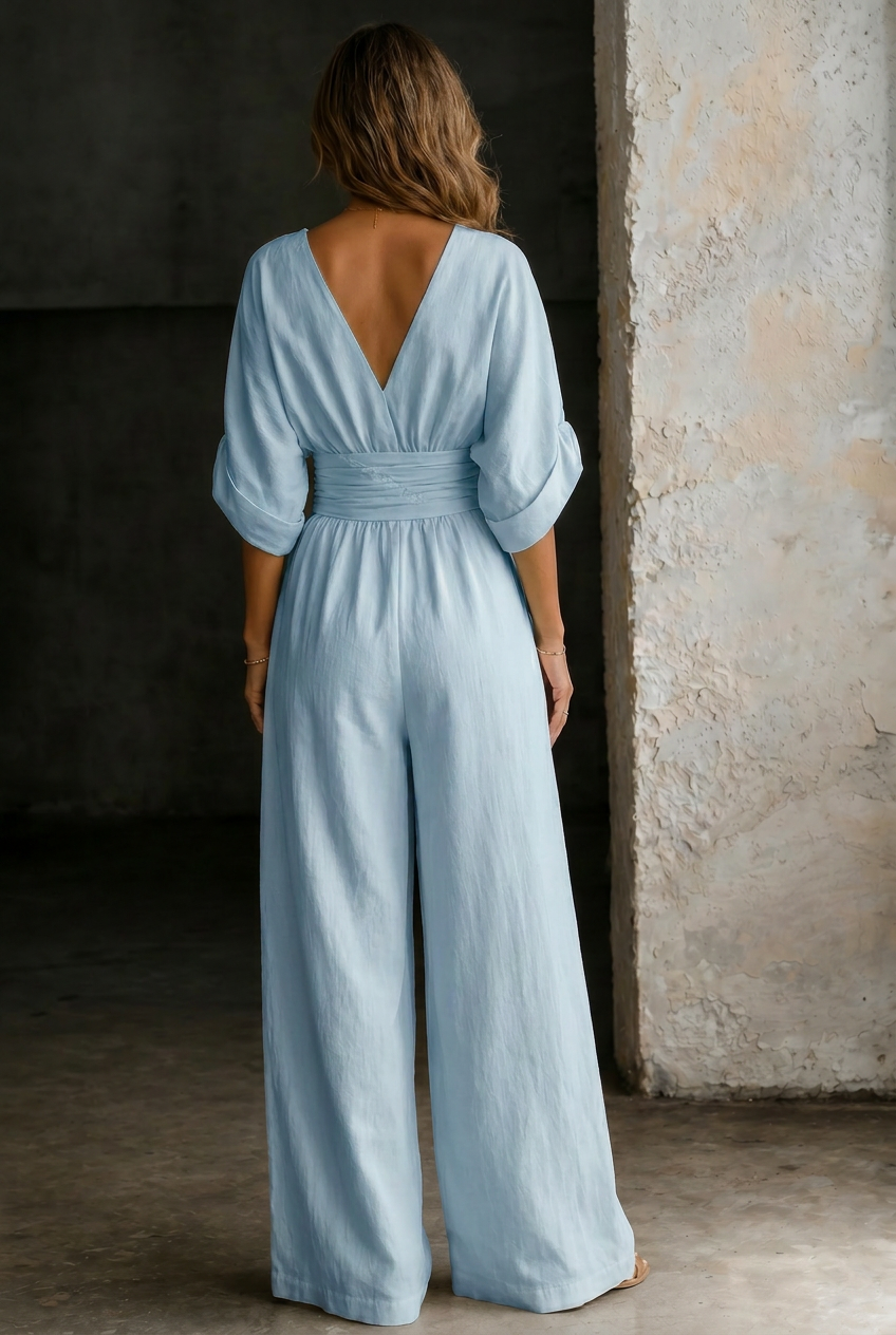 Elira | Essential V-Neck Jumpsuit