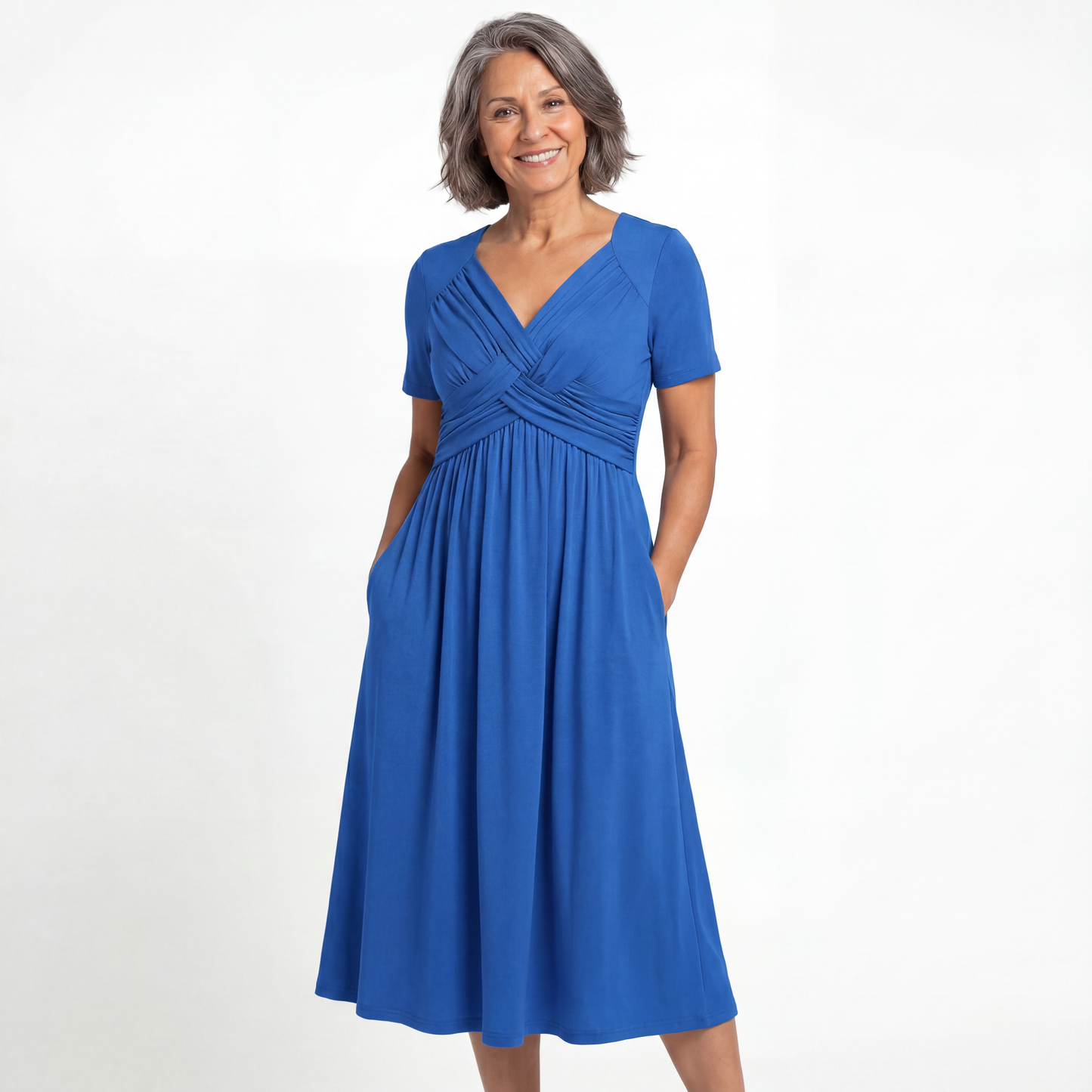 ISADORA | ELEGANT A-LINE MIDI DRESS