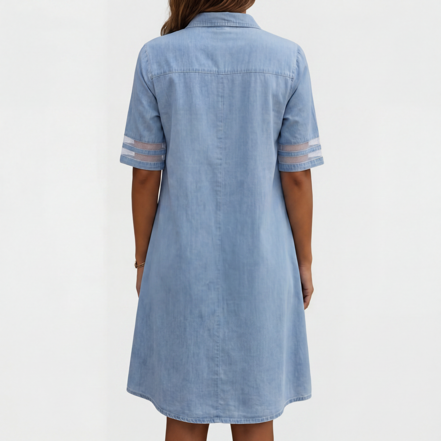 Brittany | Figure Flattering Denim Dress